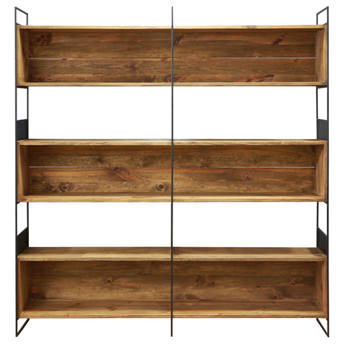 Palmgrovelane Ethan Recycled Pine Wood Shelving Unit Temple Webster